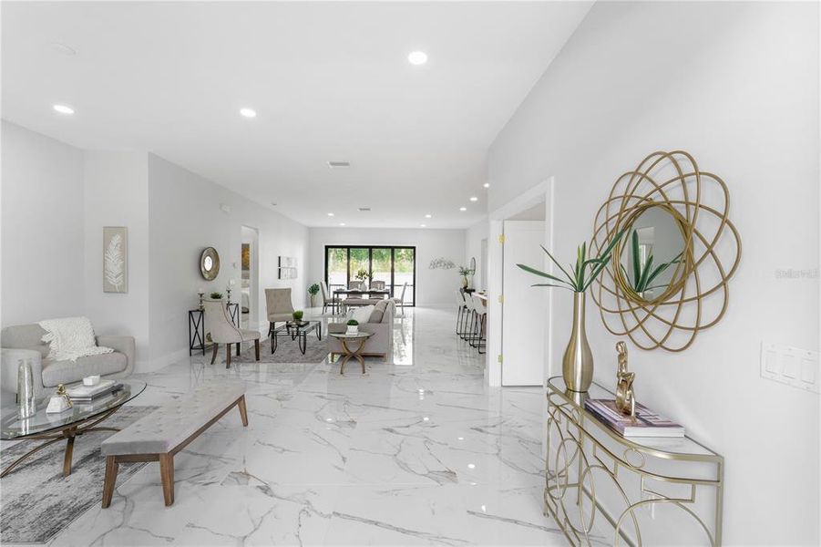 Furnished interior view inside a new home in , Tampa (Image 5).