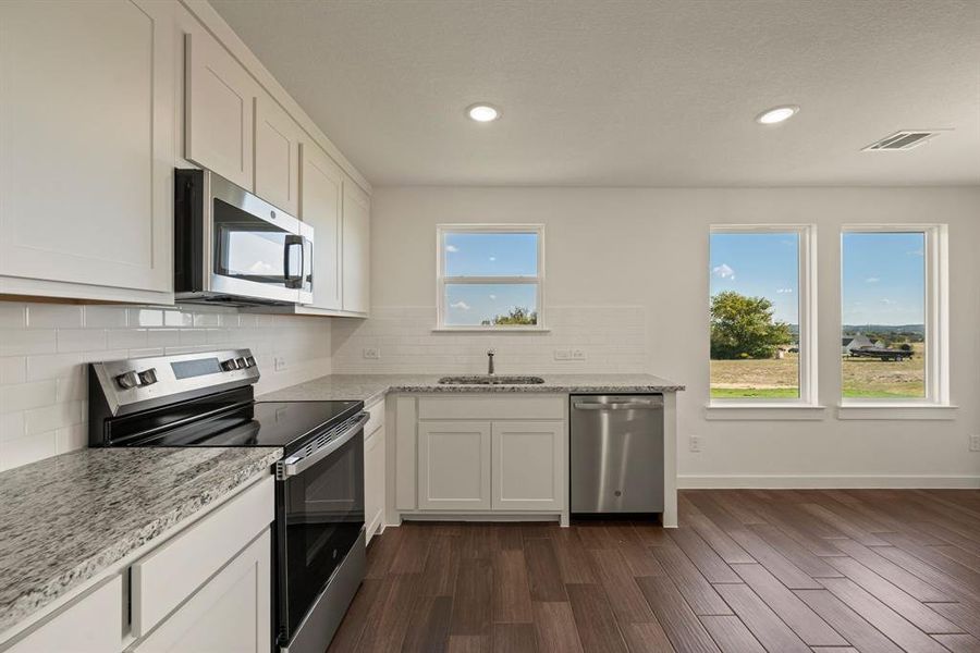 Furnished interior view inside a new home in Gatlin Ranch, Springtown (Image 7). Furnished interior view inside a new home in Gatlin Ranch, Springtown (Image 7).