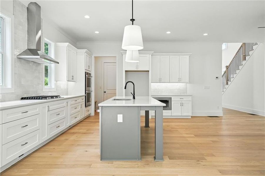 Furnished interior view inside a new home in , Marietta (Image 9).
