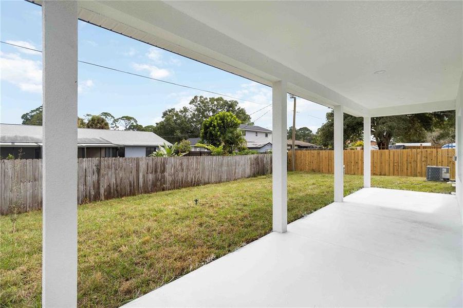 Exterior details and patio area of a home in , Palm Bay (Image 20). Exterior details and patio area of a home in , Palm Bay (Image 20).