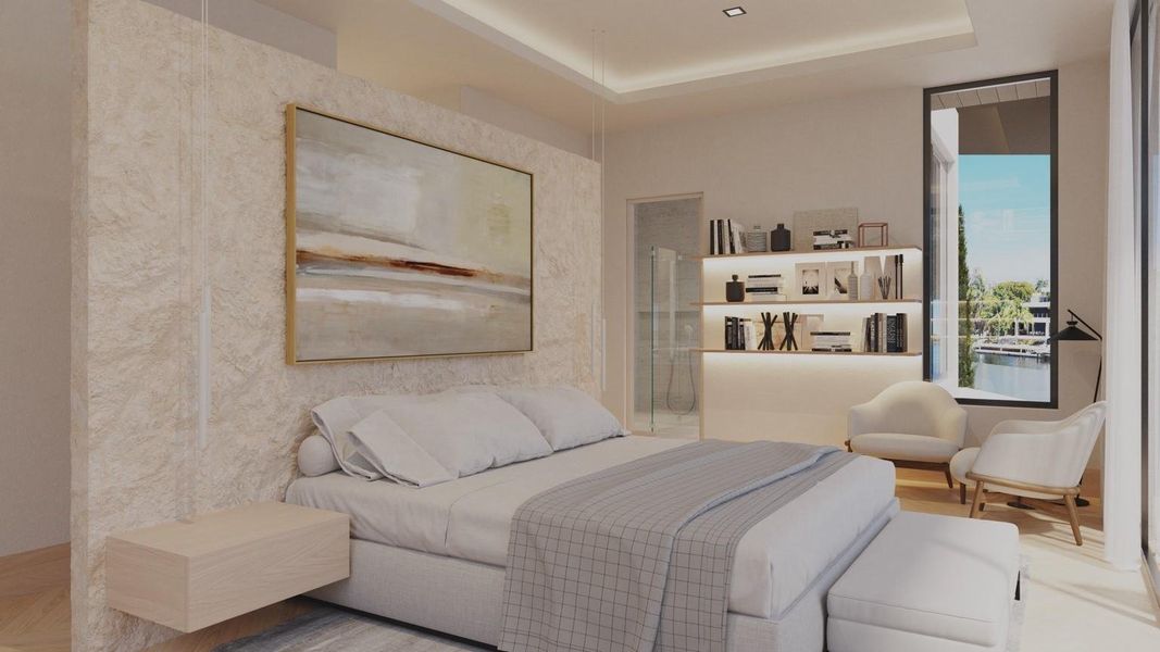 Furnished interior view inside a new home in , Fort Lauderdale (Image 3).