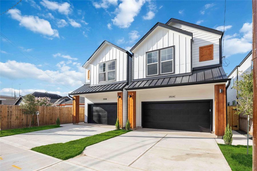 Front exterior of a new home in , Houston, TX, highlighting curb appeal (Image 2).