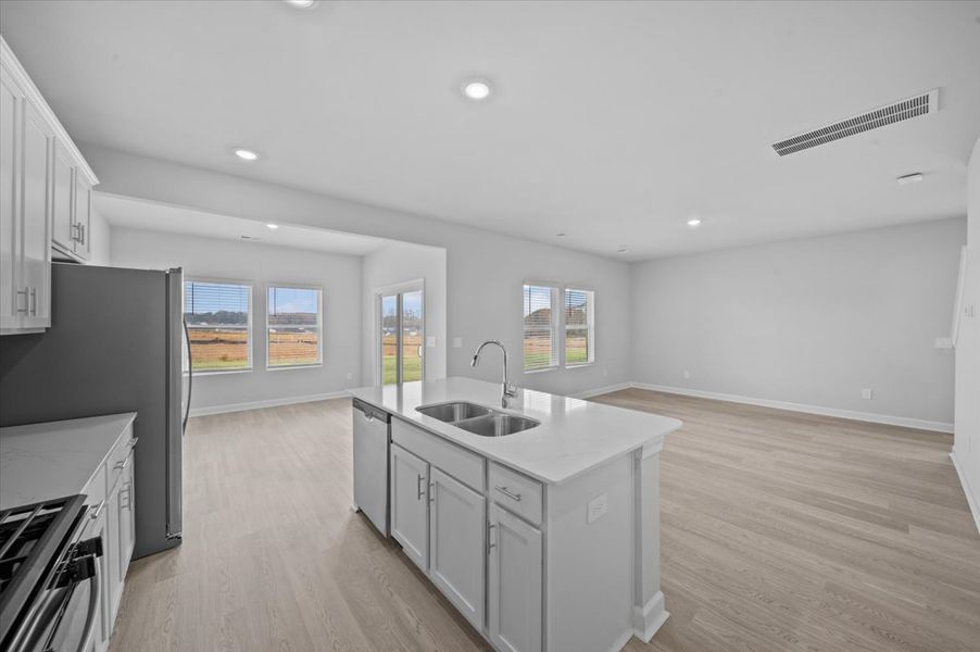 Furnished interior view inside a new home in Cedar Shoals – Heritage Collection, Piedmont (Image 5).