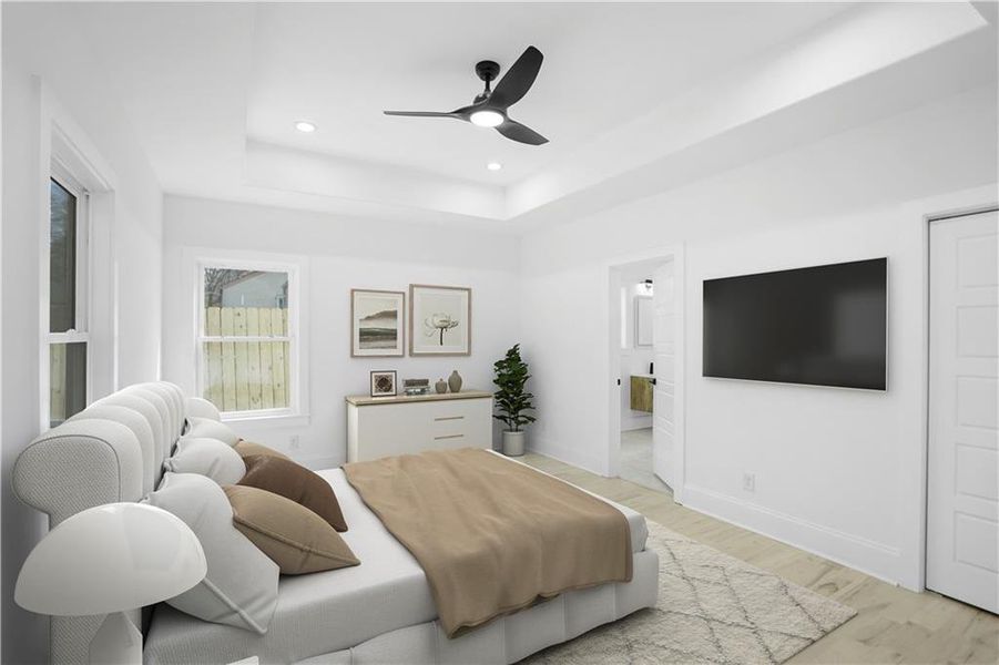 Furnished interior view inside a new home in , Atlanta (Image 12). Furnished interior view inside a new home in , Atlanta (Image 12).