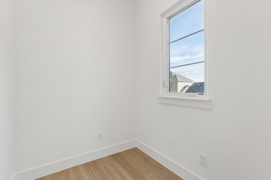 Spacious, unfurnished interior of a new home in Newman Village Townhomes, Frisco (Image 26). Spacious, unfurnished interior of a new home in Newman Village Townhomes, Frisco (Image 26).