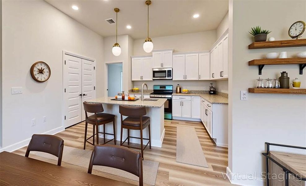 Furnished interior view inside a new home in , Bell (Image 4).
