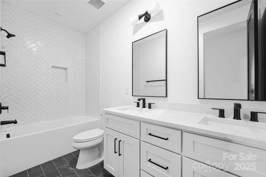 Furnished interior view inside a new home in , Charlotte (Image 8).