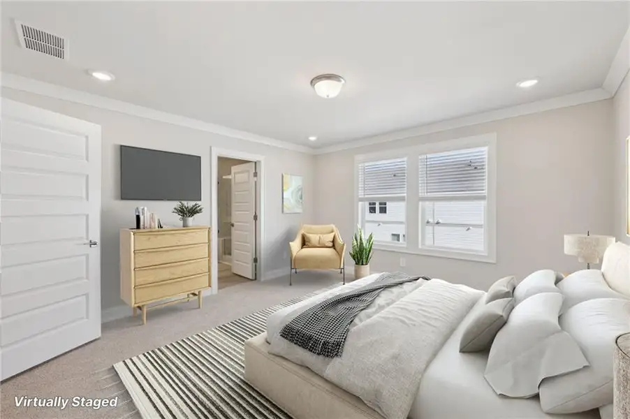 Furnished interior view inside a new home in , Lawrenceville (Image 8).