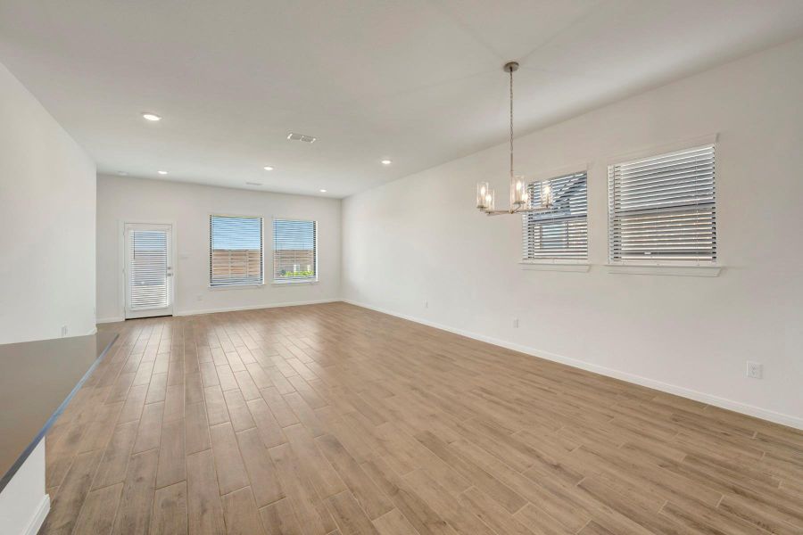 Spacious, unfurnished interior of a new home in Austin Point, Richmond (Image 30).