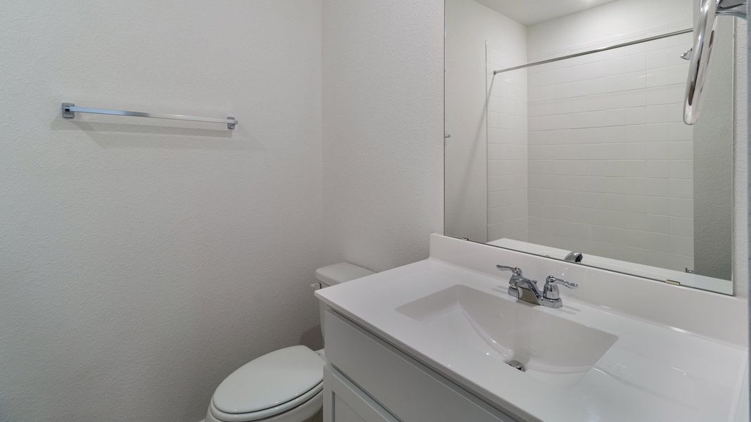 Representative furnished interior of a home built from the The Periwinkle by D.R. Horton in Marigold, Kyle (Image 7). Representative furnished interior of a home built from the The Periwinkle by D.R. Horton in Marigold, Kyle (Image 7).