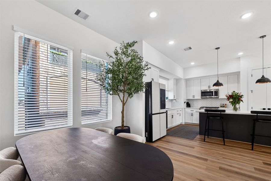 Furnished interior view inside a new home in , Houston (Image 16). Furnished interior view inside a new home in , Houston (Image 16).