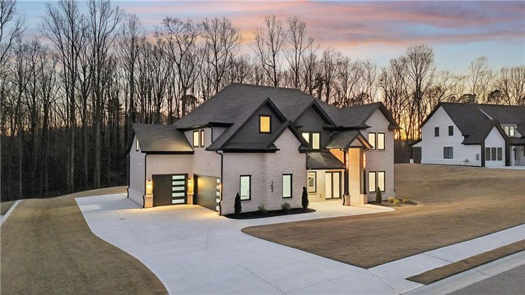 Front exterior of a new home in , Auburn, GA, highlighting curb appeal (Image 27).