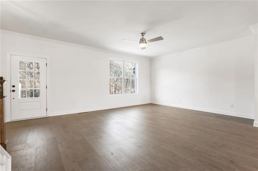 Spacious, unfurnished interior of a new home in , Sugar Hill (Image 29). Spacious, unfurnished interior of a new home in , Sugar Hill (Image 29).