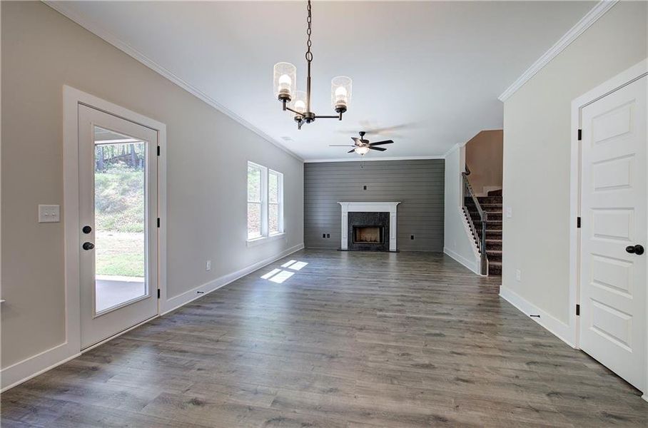 Spacious, unfurnished interior of a new home in , Cartersville (Image 45).