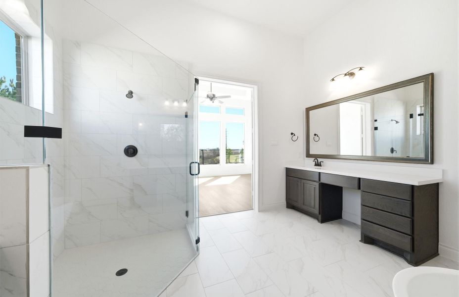 Furnished interior view inside a new home in , Cypress (Image 10).