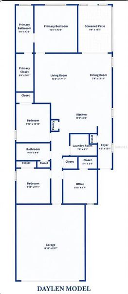 2D floor plan layout of this home in , Ocala, FL (Image 5).