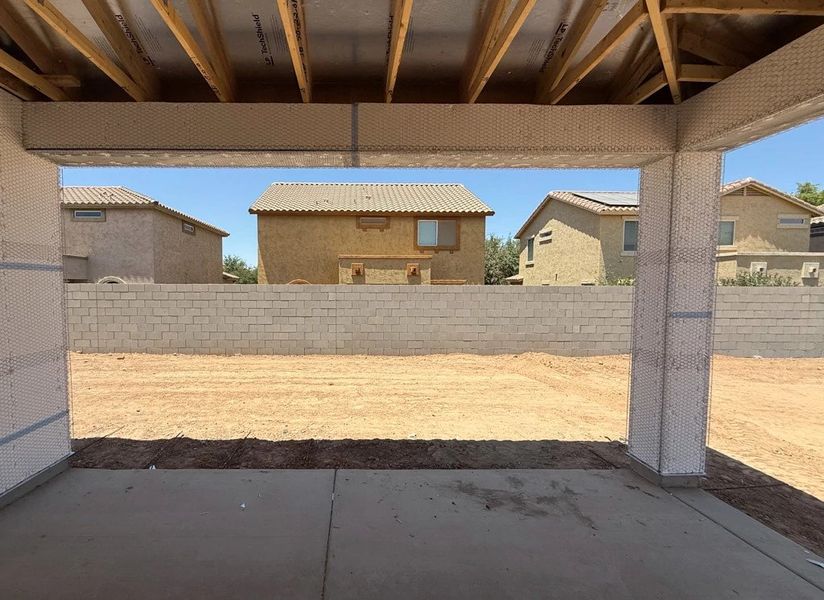 Covered patio