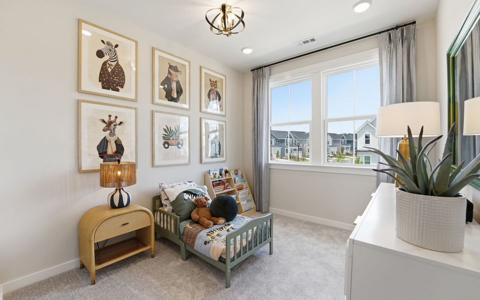 Representative furnished interior of a home built from the Aiden by Brookfield Residential in Wendell Falls, Wendell (Image 19). Representative furnished interior of a home built from the Aiden by Brookfield Residential in Wendell Falls, Wendell (Image 19).