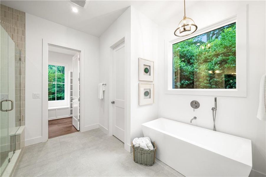 Furnished interior view inside a new home in , Powder Springs (Image 47).