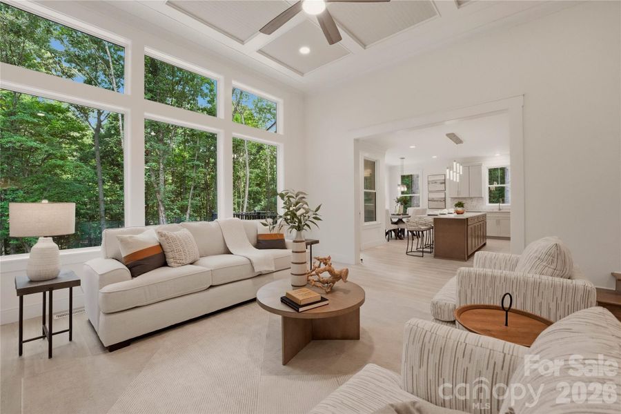 Furnished interior view inside a new home in , Monroe (Image 18).