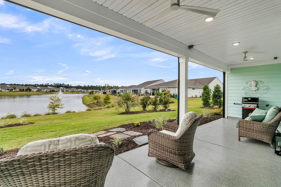Exterior details and patio area of a home in , Summerville (Image 28).