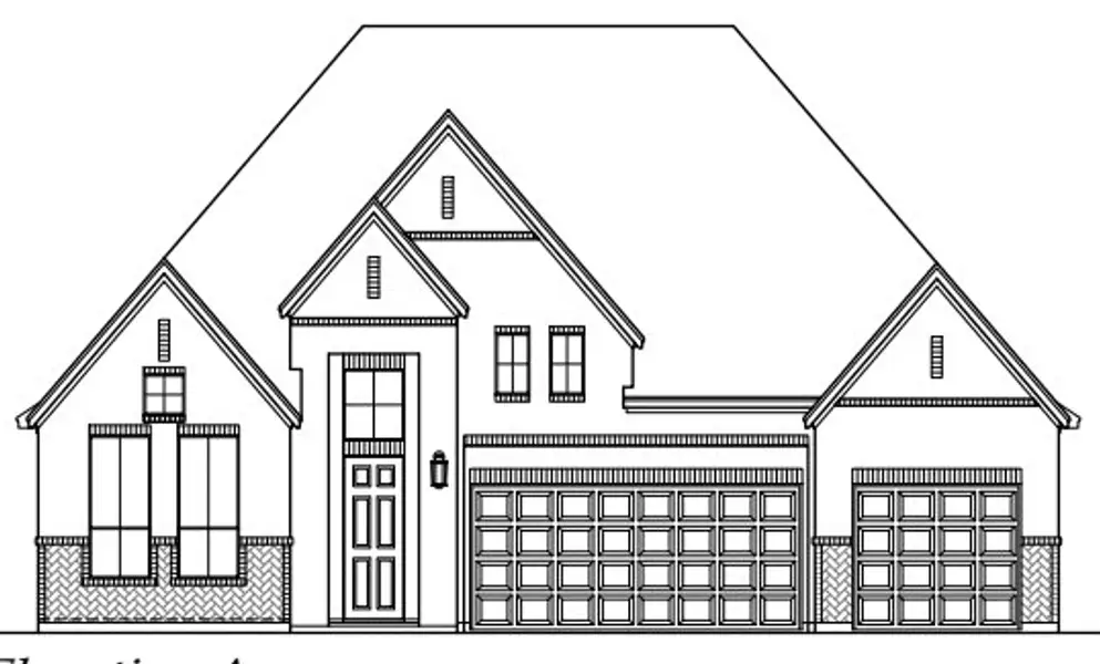 Exterior rendering of this home design in Wildrye, Waller, TX (Image 27).