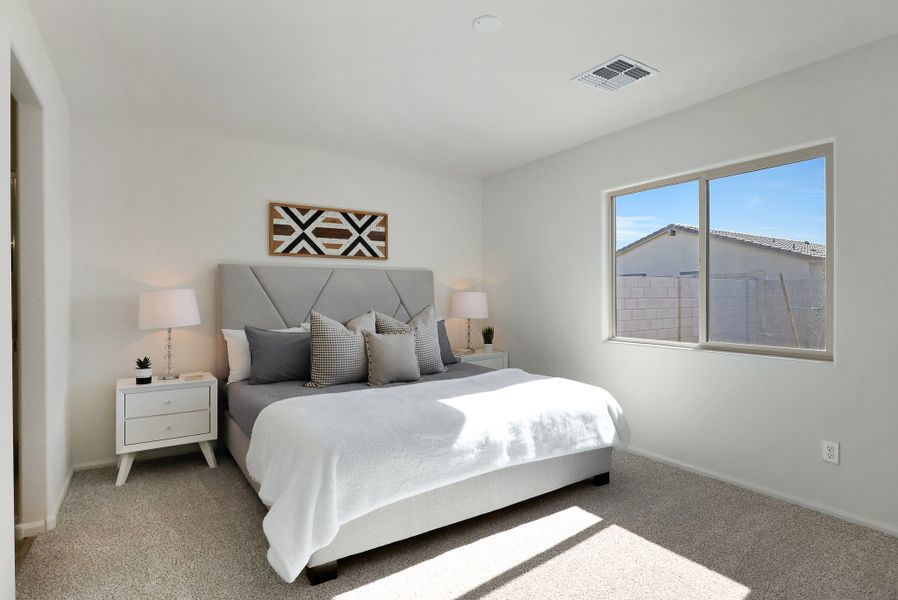 Furnished interior view inside a new home in Cross Creek Ranch, Coolidge (Image 11).