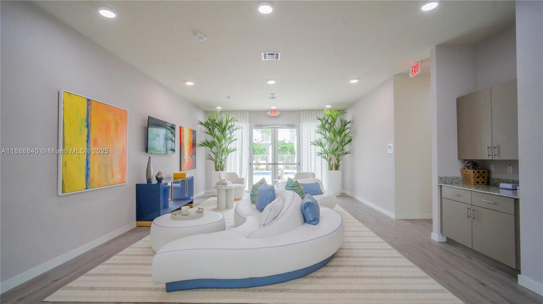 Furnished interior view inside a new home in , Dania Beach (Image 5).