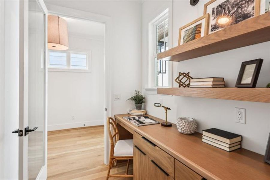 Furnished interior view inside a new home in , Marietta (Image 10).