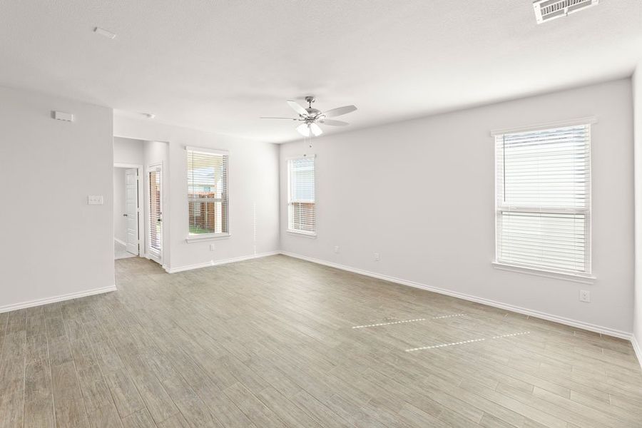 Front exterior of a new home in Creekside Ranch, Blue Ridge, TX, highlighting curb appeal (Image 22).