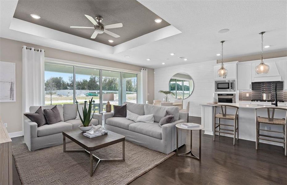 Furnished interior view inside a new home in Sunrise Estates, West Melbourne (Image 15).