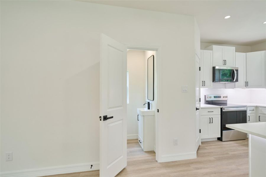 Half Bath by kitchen