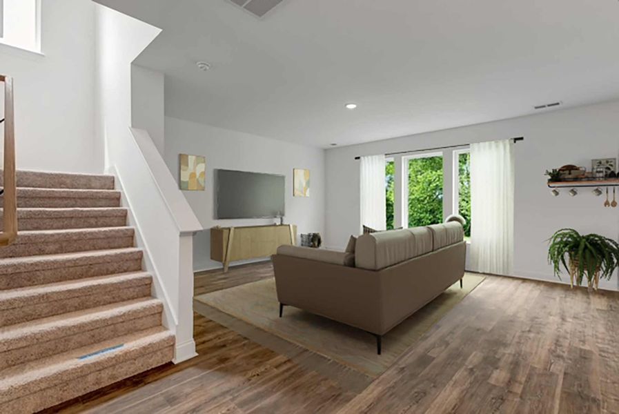 The Boxwell - Family Room The Boxwell - Family Room