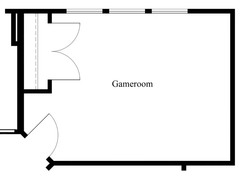 2D floor plan layout for the 2674 by Texas Homes in Legend Park, Castroville, TX (Image 4).
