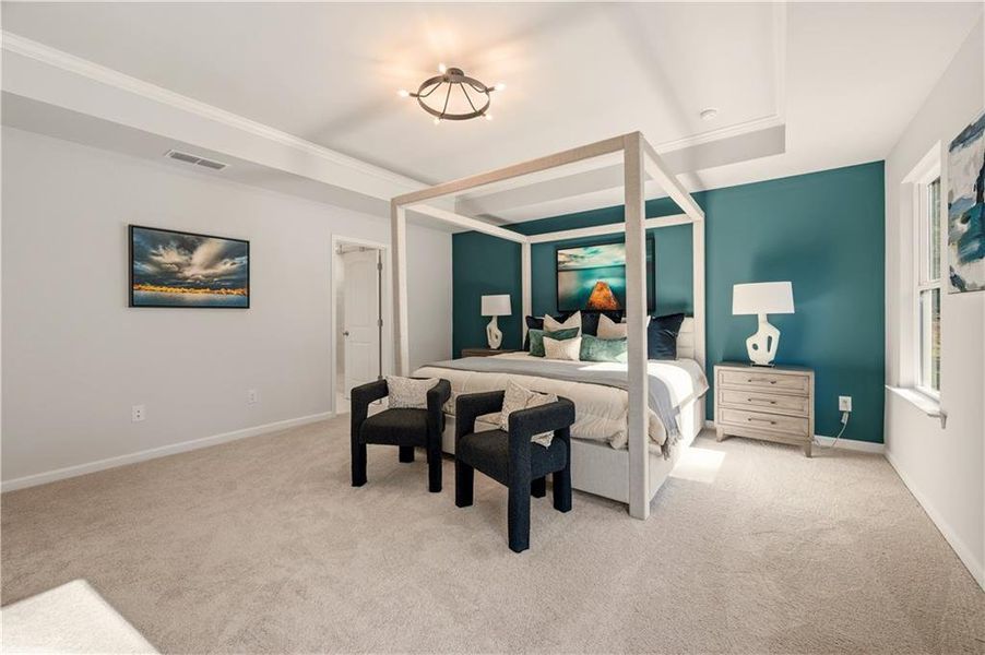 Furnished interior view inside a new home in Hamilton Lakes, Lawrenceville (Image 39). Furnished interior view inside a new home in Hamilton Lakes, Lawrenceville (Image 39).