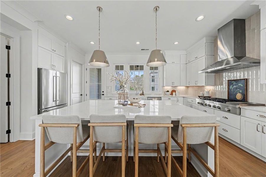 Furnished interior view inside a new home in , Alpharetta (Image 14).