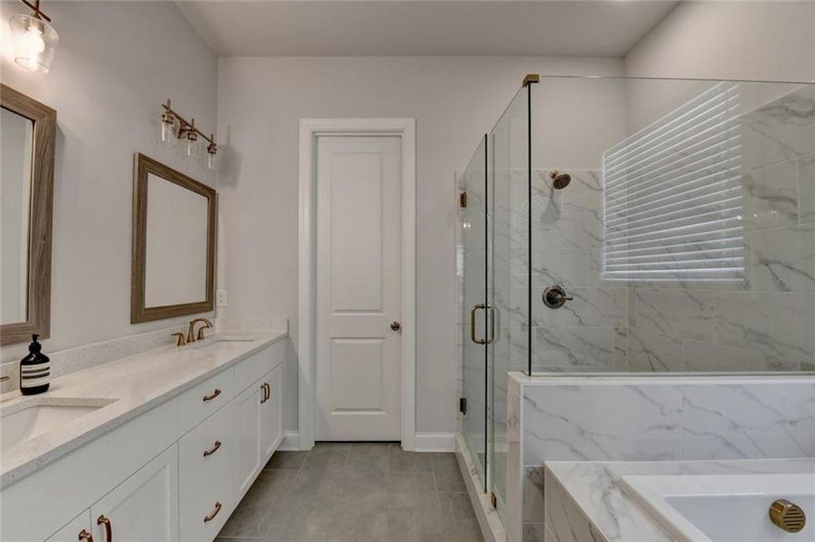 Furnished interior view inside a new home in , Duluth (Image 50).