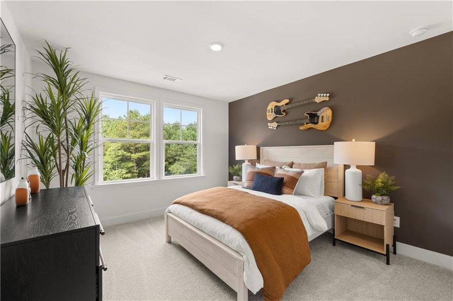 Furnished interior view inside a new home in Wellington Estates, Madison (Image 12).
