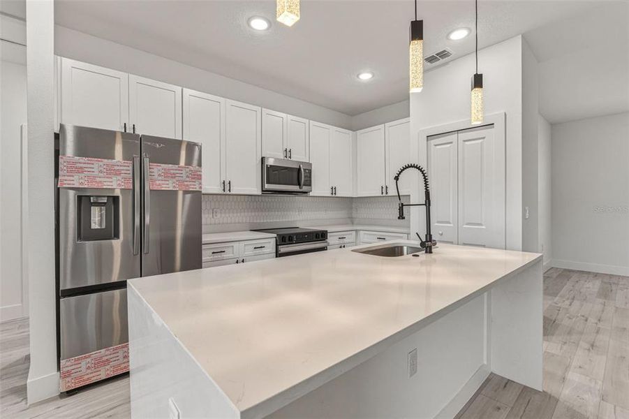 Furnished interior view inside a new home in , North Port (Image 6).