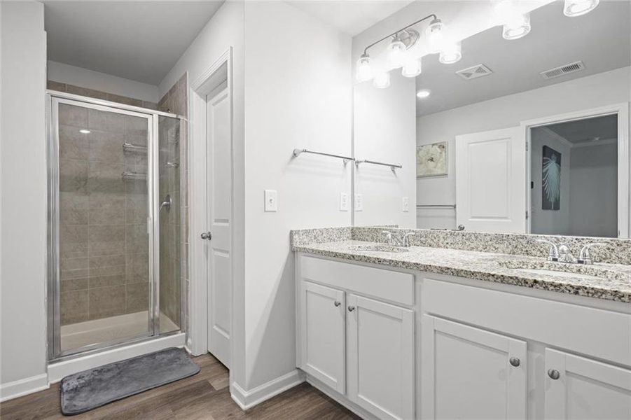 Furnished interior view inside a new home in Bryson Lake, Douglasville (Image 16).