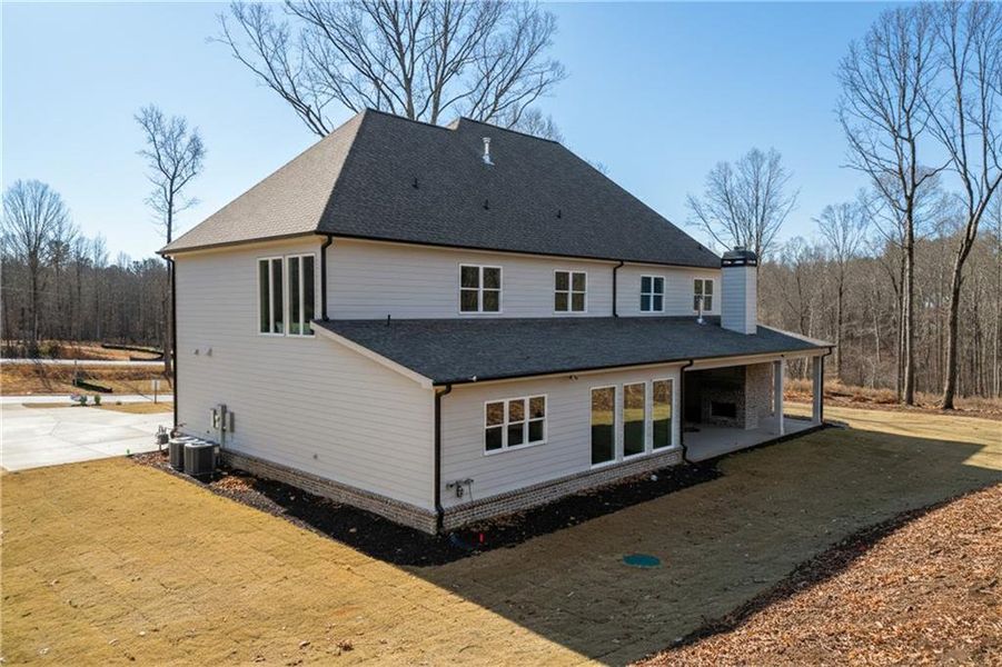 Exterior details and patio area of a home in , Pendergrass (Image 3).