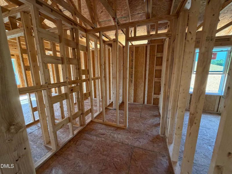In-progress construction of a new home in Wendell Ridge, Wendell, NC (Image 35).