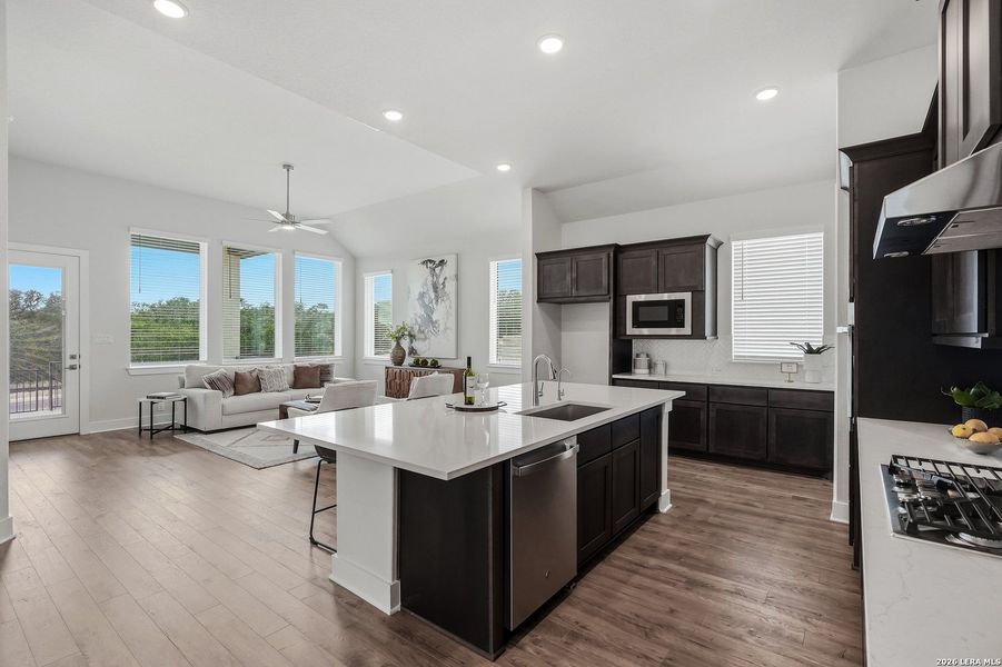 Furnished interior view inside a new home in Esperanza 50's, Boerne (Image 19).