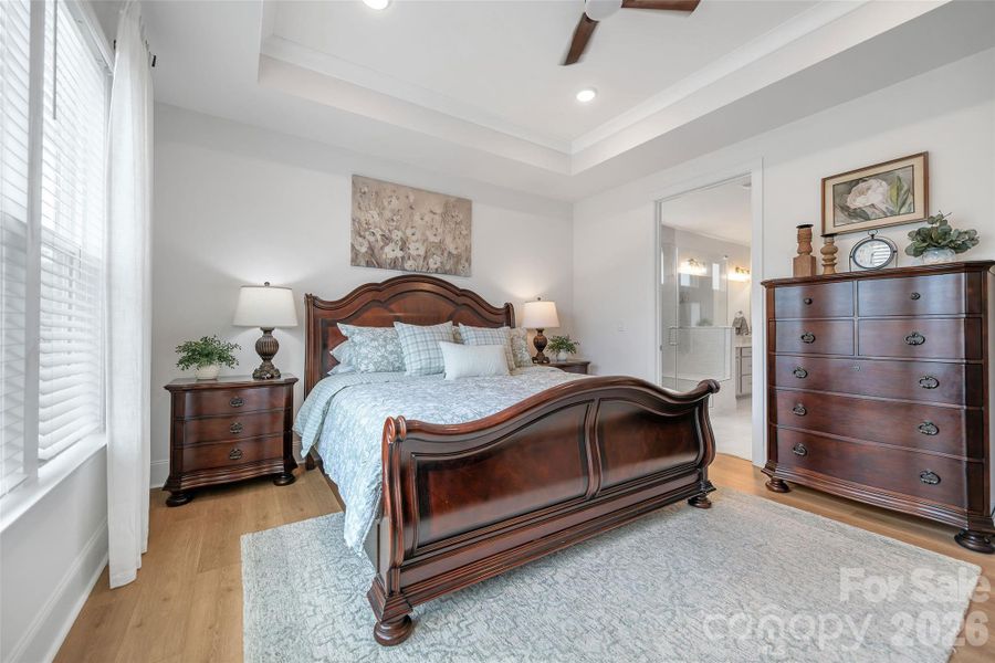 Furnished interior view inside a new home in , Clover (Image 17).