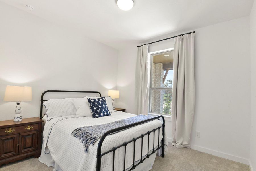 Furnished interior view inside a new home in Riceland: 42ft. lots, Mont Belvieu (Image 28).