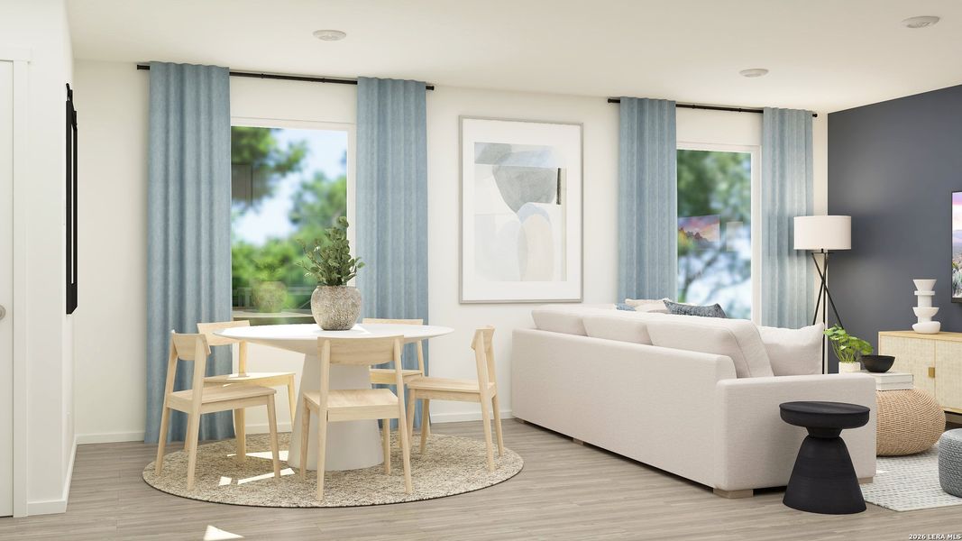 Furnished interior view inside a new home in Grace Gardens, San Antonio (Image 7).
