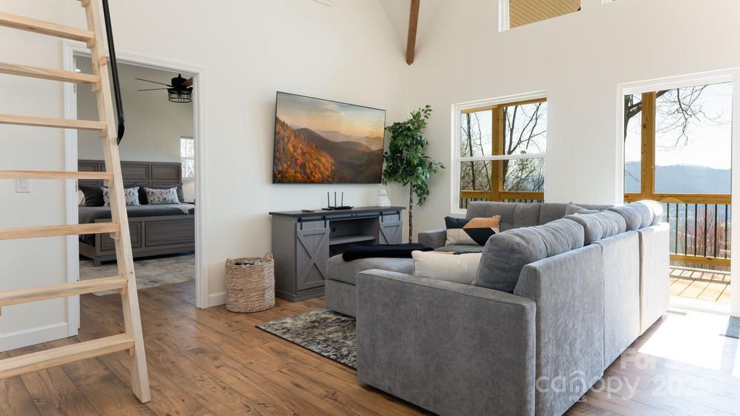 Furnished interior view inside a new home in , Waynesville (Image 11).