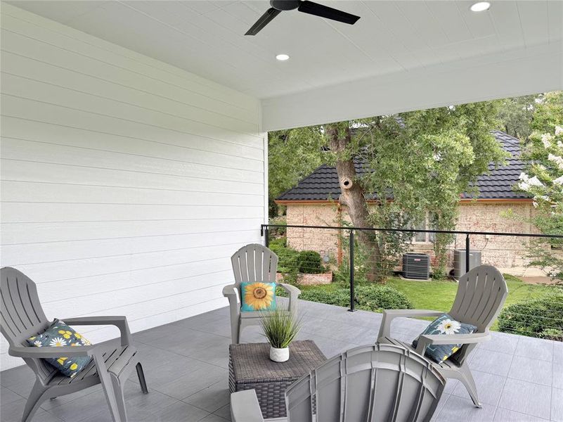 Exterior details and patio area of a home in , Fort Worth (Image 28).