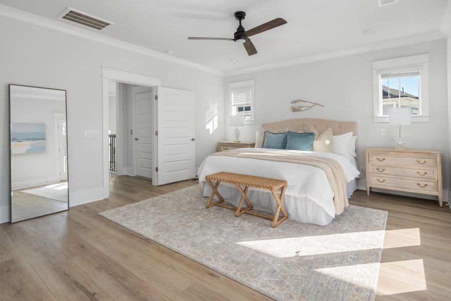 Furnished interior view inside a new home in Wando Village, Charleston (Image 44).