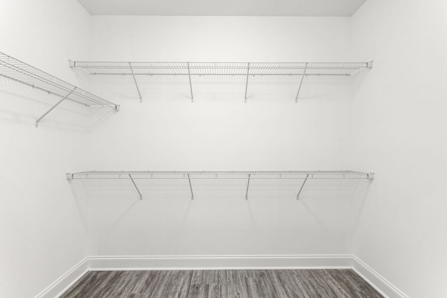 Representative unfurnished interior of a home built from the Jamestown by Keystone Homes NC in Sullivans Reserve, Walkertown (Image 35).